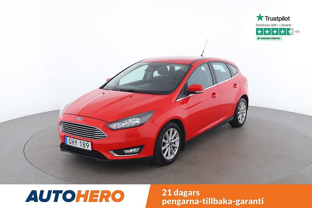 Ford Focus 1.0 EcoBoost Titanium / Dragkrok, PDC-Bak