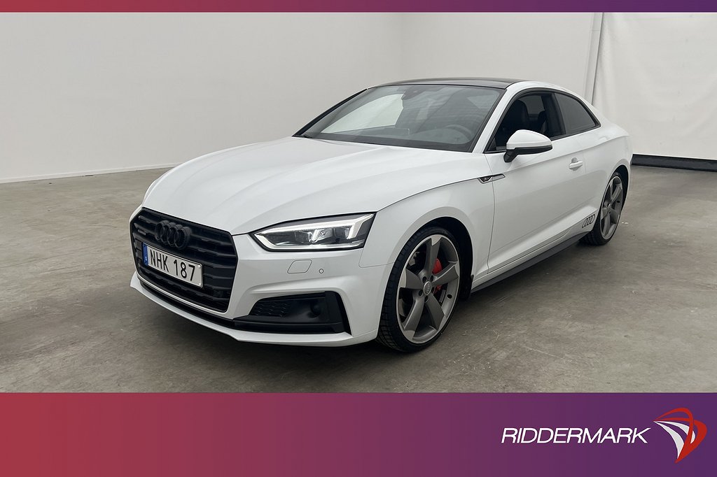 Audi A5 Coupé TFSI Q 252hk S-Line Pano Cockpit Matrix Kamera