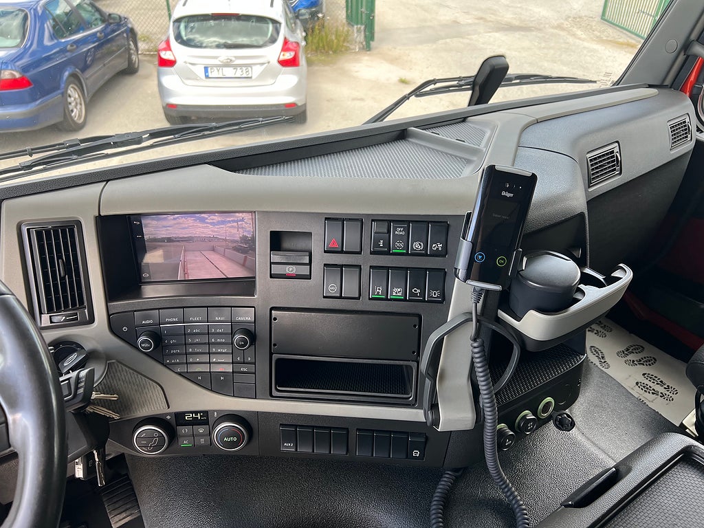 Volvo FM 370 4x2 Kranbil, Palfinger Kran, Euro 6