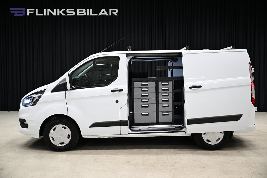 Ford transit Custom 130HK Automat|Servicebil|Dubbeldörr|Inredd|Moms
