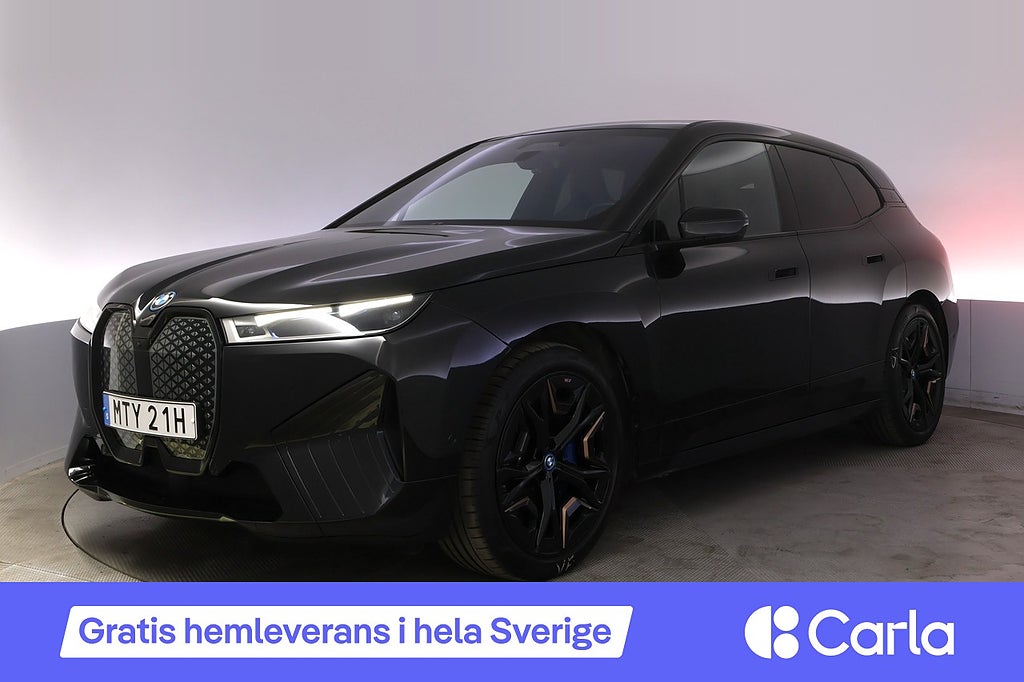 BMW iX xDrive40 Sport Laser Pano DAP HK 360 Drag 22'' fälg