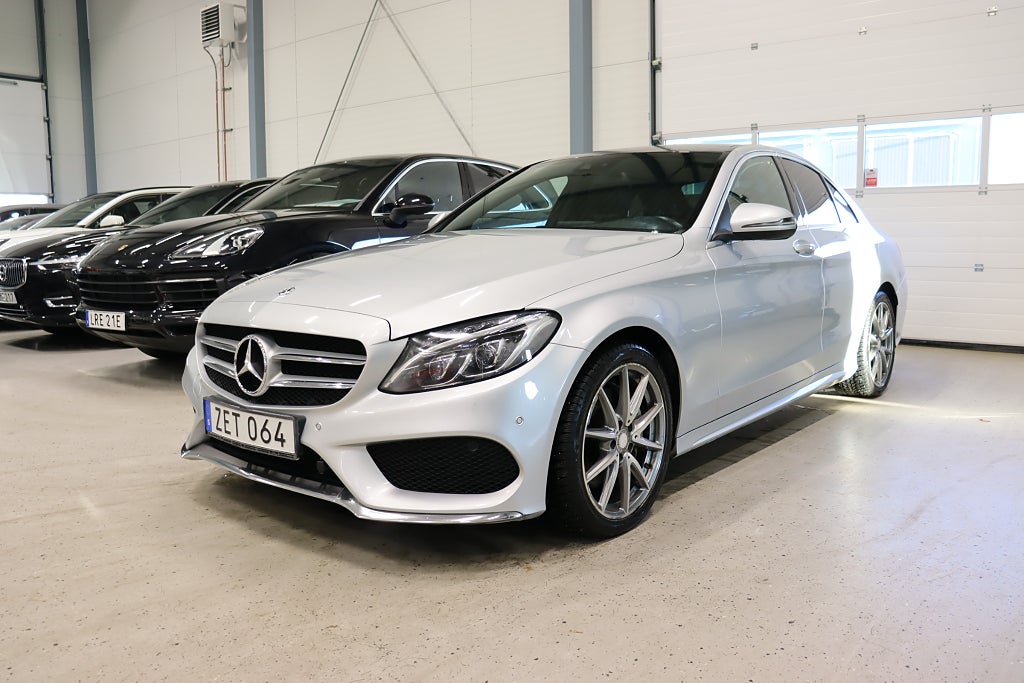 Mercedes-Benz C 220 d 9G AMG Line Pano M-Värm B-Kamera 170hk