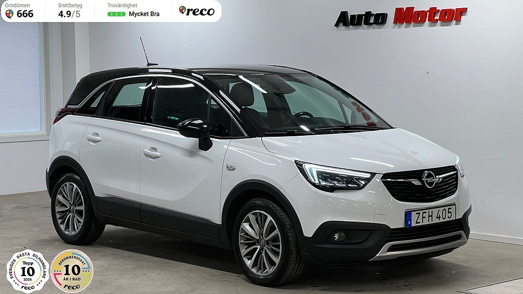 Opel Crossland X 1.2 Fullservad / SoV däck 81hk