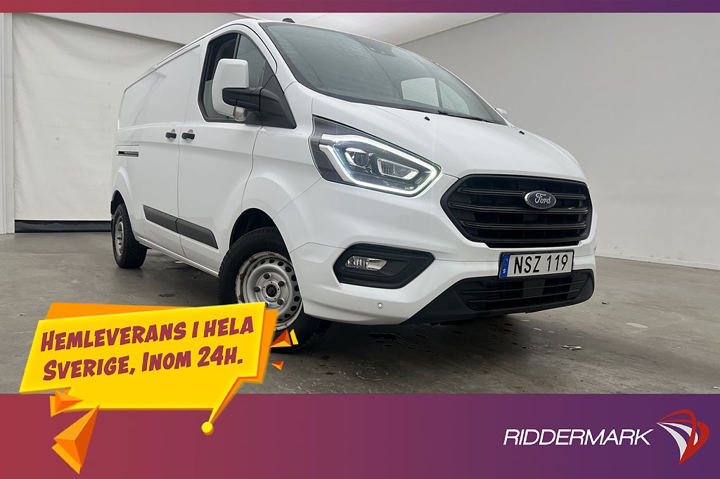 Ford transit-custom L2 2.0 130hk Värmare Drag B-Kamera Moms