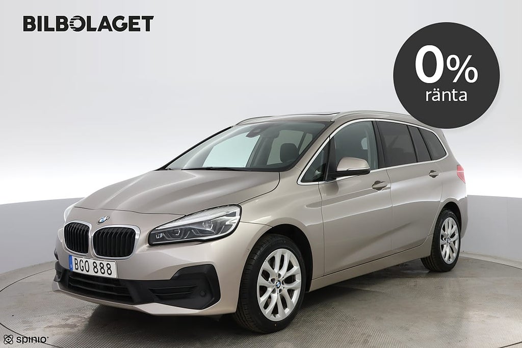 BMW 218d Gran Tourer 150Hk Drag HUD B-Kamera