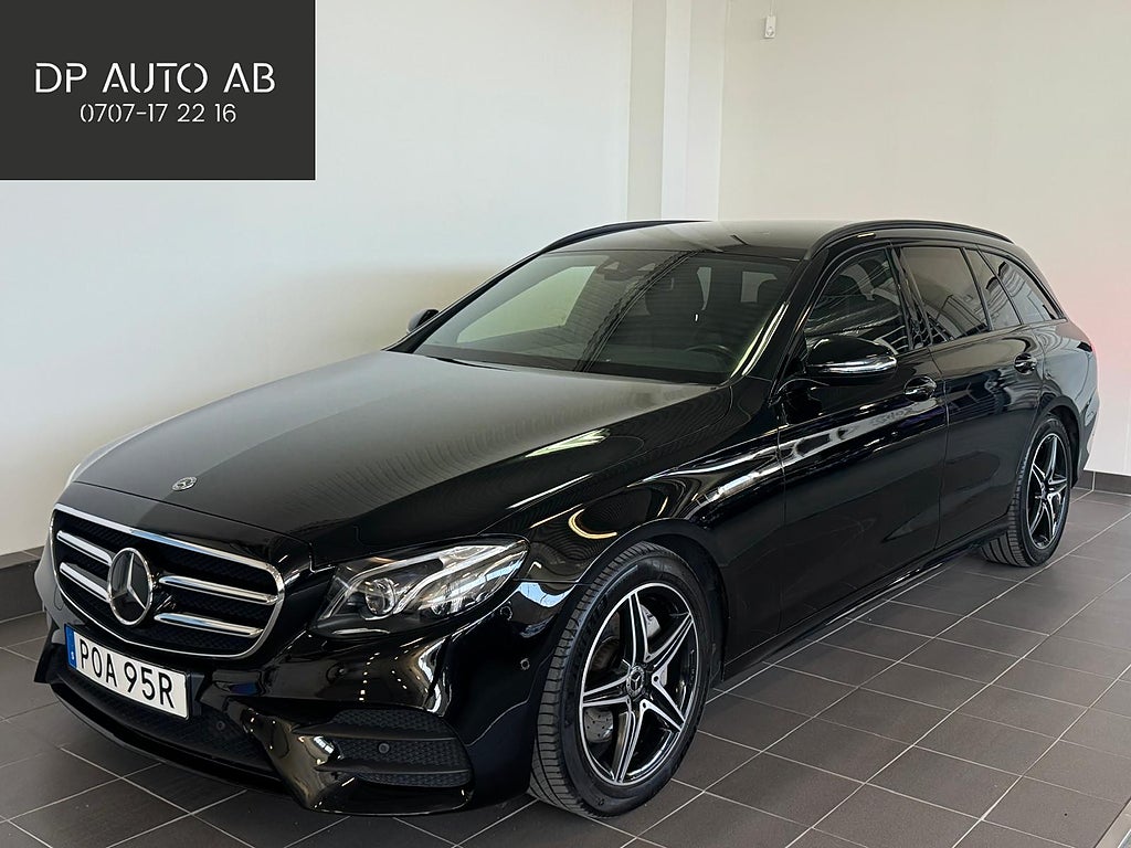 Mercedes-Benz E 200 T d AMG Line Drag Värme Kamera Autopilot MOMS EU6