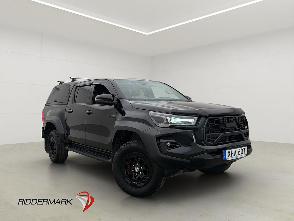 Toyota Hilux GR-Sport 2 2.8 AWD Drag Diff JBL 360° Kåpa Moms