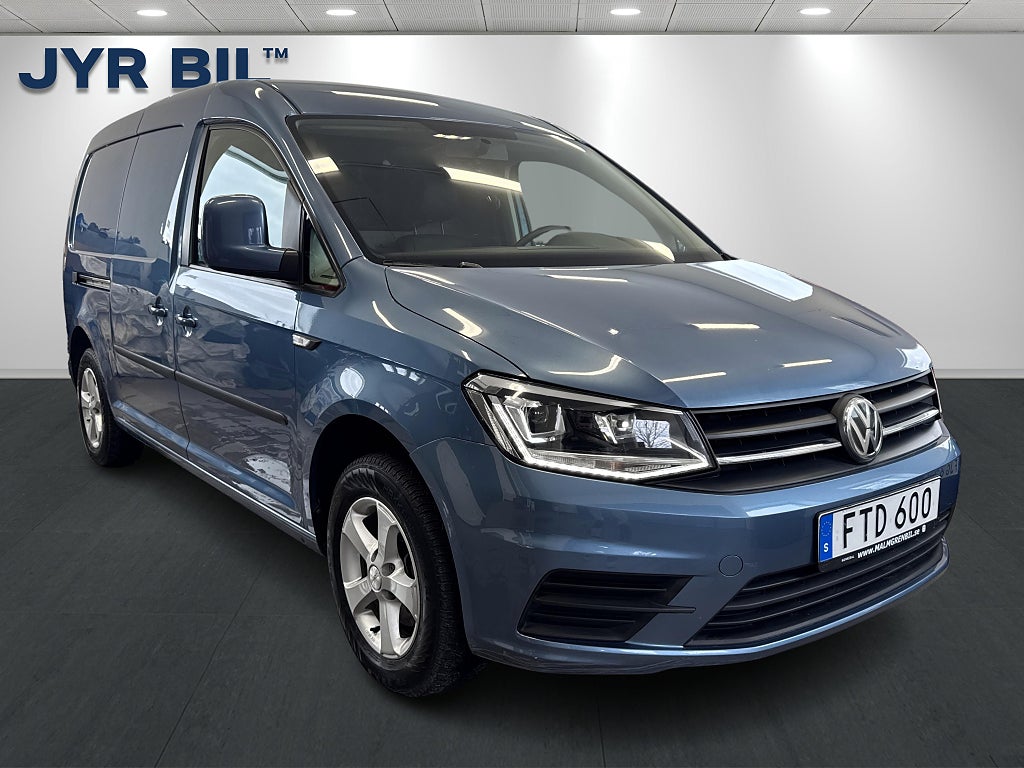 Volkswagen Caddy Maxi Van 2.0 TDI 102hk GPS / Skinn / Värmare / Drag / Xenon