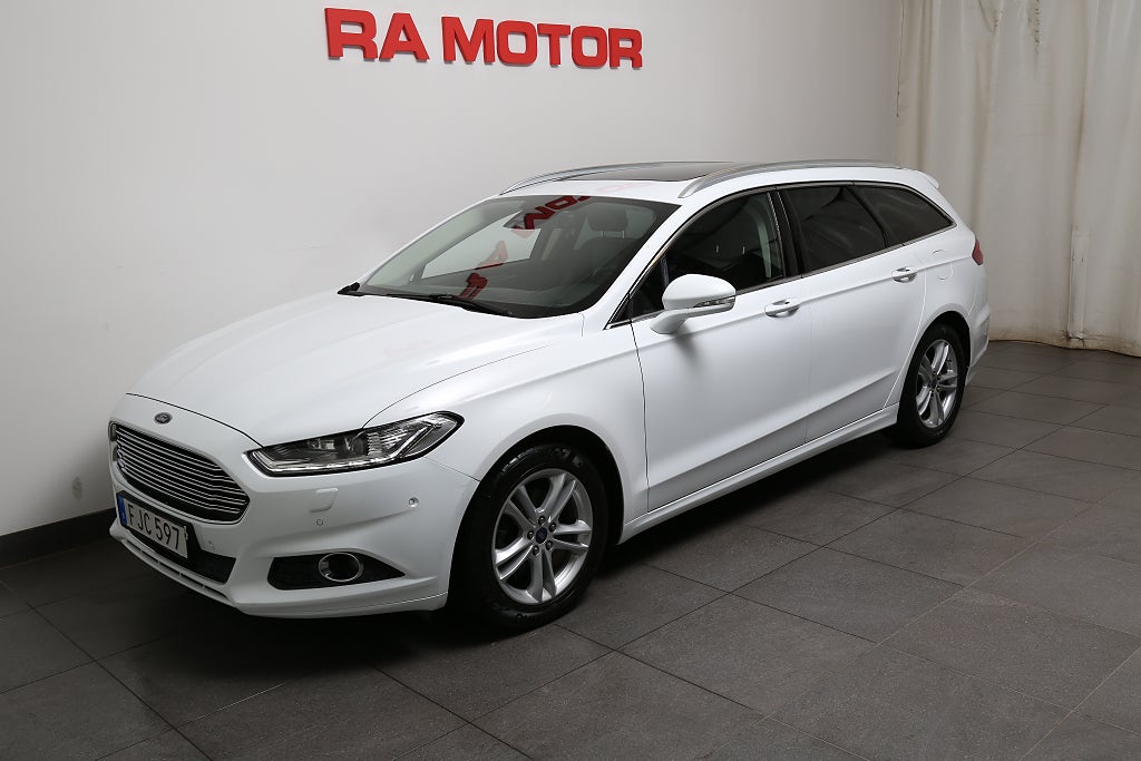 Ford Mondeo 2,0 TDCi 180hk Business Aut Kombi Panorama Värmare Drag