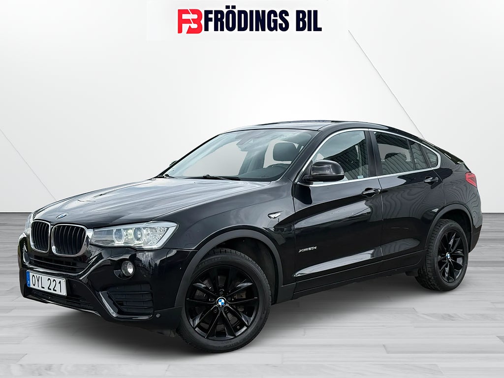 BMW X4 xDrive20d Steptronic 190hk/B-Kamera/GPS/Paddlar/3.45%