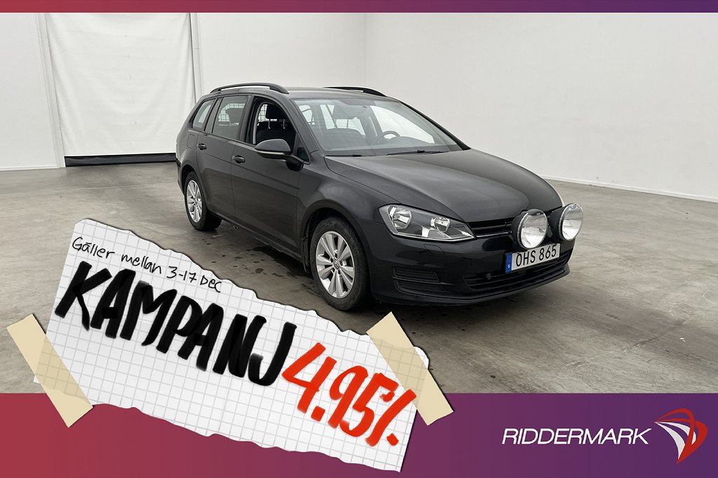 Volkswagen Golf Sportscombi 1.6 TDI 4M M-Värmare 4,95% Ränta