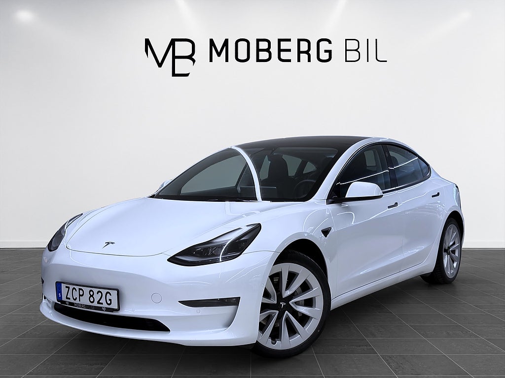 Tesla Model 3 Long Range 440hk Helg på Moberg! Pano Läder B-Kamera