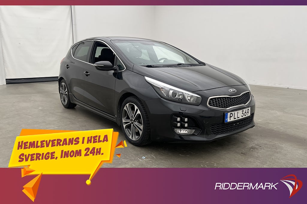 Kia Ceed 136hk GT-Line Kamera CarPlay Dragkrok Rattvärme