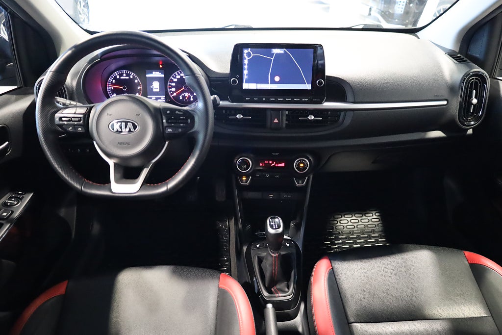 Kia Picanto 1,0 T-GDI GT-Line Navi Kamera Läder CarPlay Keyless 2021