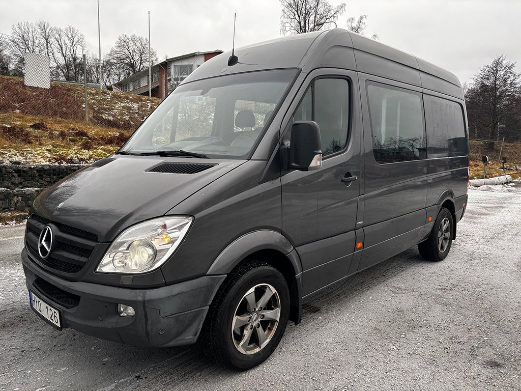 Mercedes-Benz Sprinter 313CDi Mixto 6-Sits Drag 1Ägare Sv-Såld