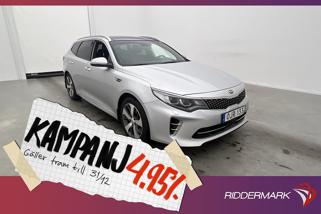 Kia Optima Sport Wagon GT-Line Pano H/K Kamera 4,95% Ränta