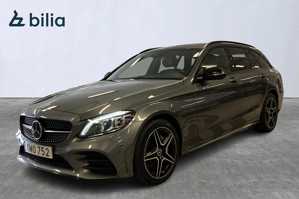 Mercedes-Benz C220 AMG-LINE/Nightpackage/S-VHjul/Drag/