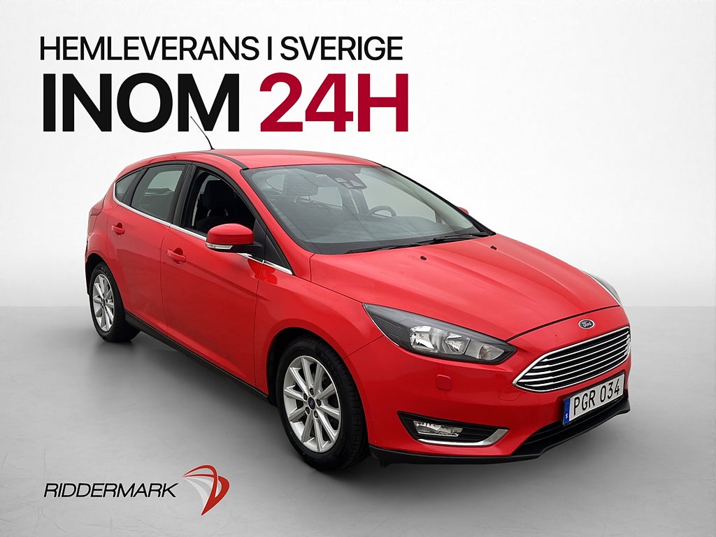 Ford Focus 1.0 Ecoboost 100hk Titanium Sensorer Bluetooth