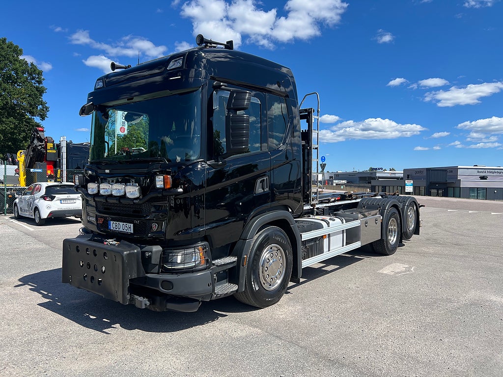 Scania G450 6x2*4 XT Lastväxlare, Fullt Plogutrustad
