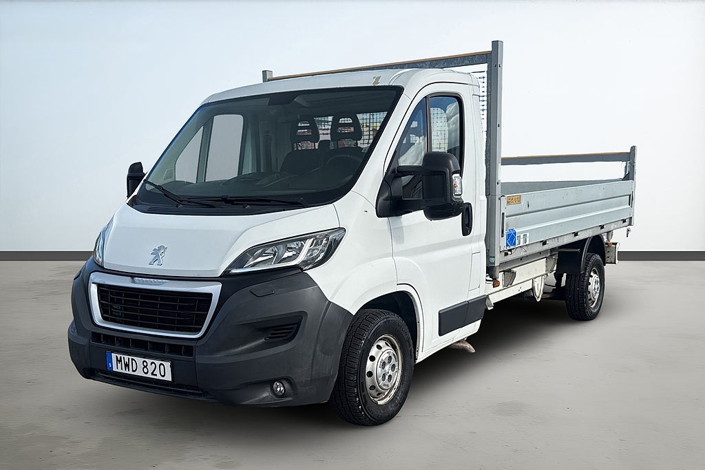 Peugeot Boxer chassi 1-Ägare 3 sits Lång flak 335 3.0 HDi Euro 5
