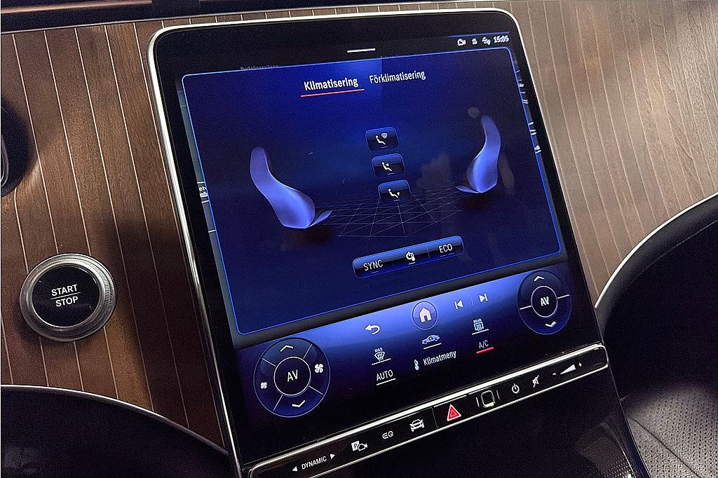 Mercedes-Benz EQE 350+ 90.6 kWh, 292hk, Burmeister, Elstolar, Läder