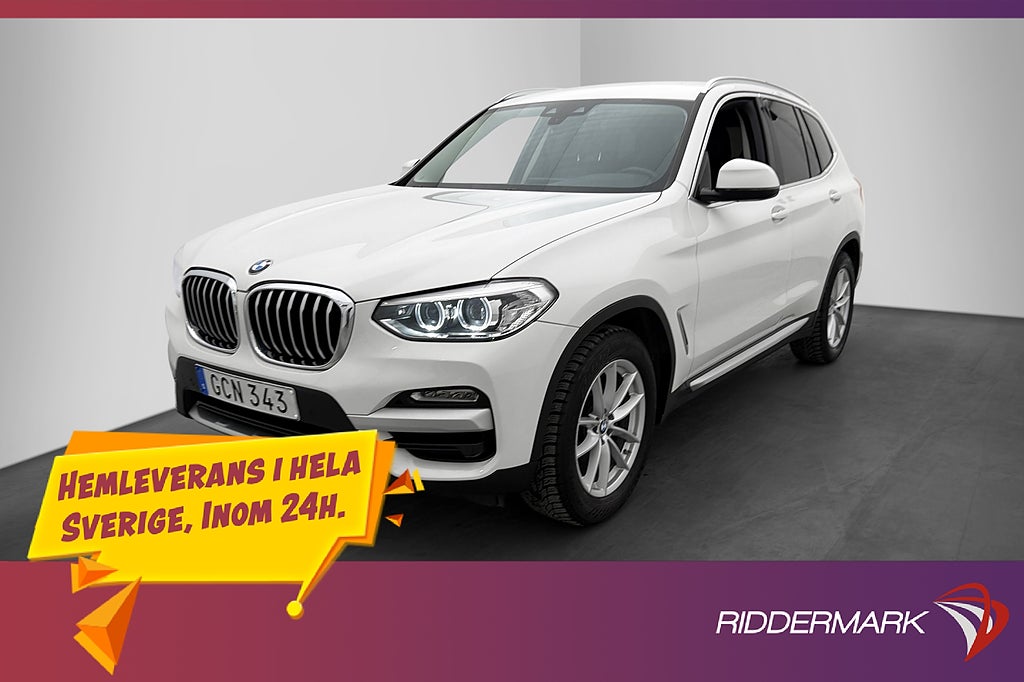 BMW X3 xDrive20i 184hk X Line P-Värmare Drag Halvskinn Navi