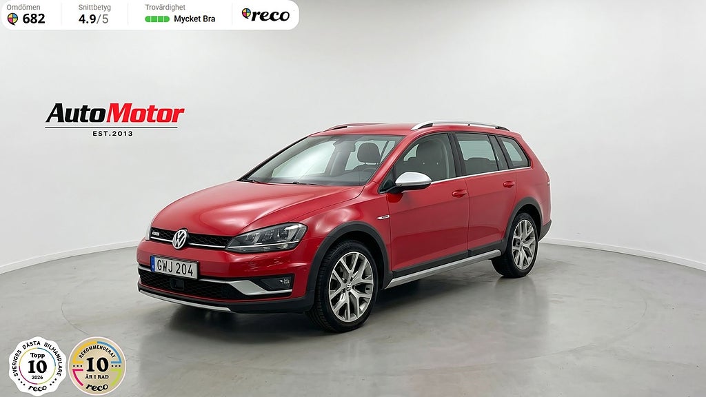 Volkswagen Golf Alltrack 2.0 TDI 4Motion 184hk Drag/Värmare 3,45% RÄNTEKAMPANJ