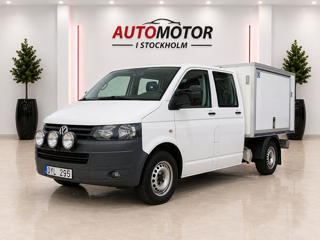 Volkswagen Transporter Dubbelhytt T32 2.0 TDI BMT Auto 5 Sits Leasingsbar Dra