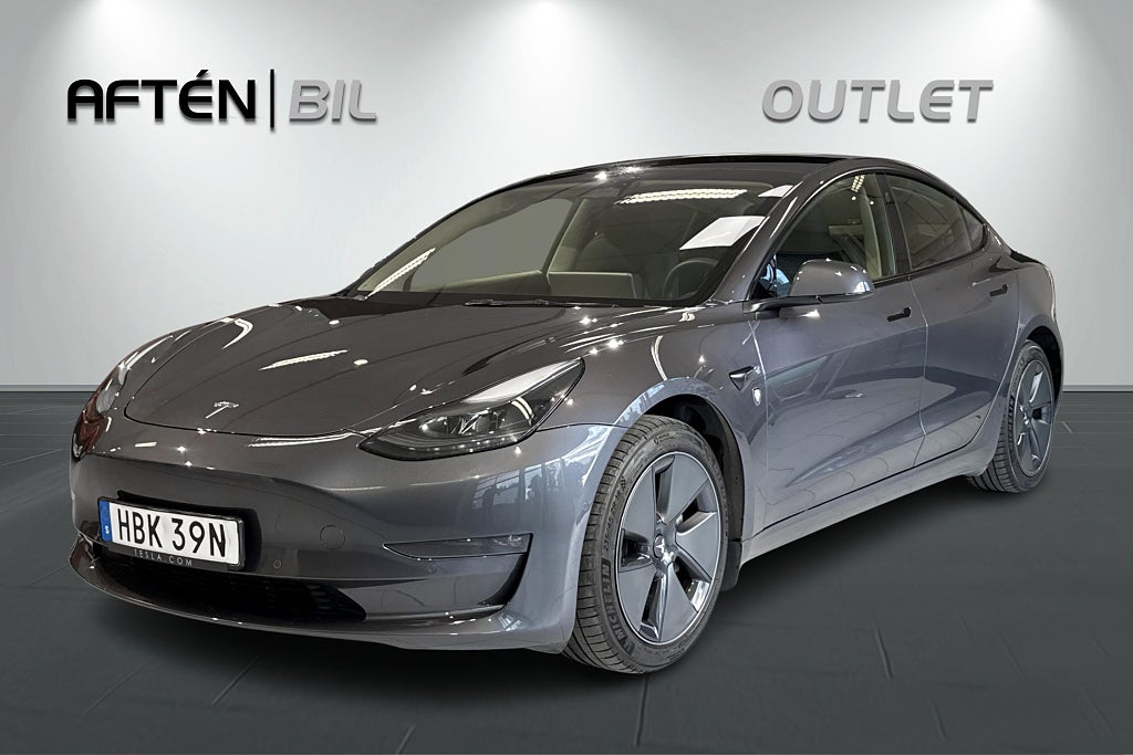 Tesla Model 3 Long Range AWD 498hk Autopilot Pano Värmepump Skinn 