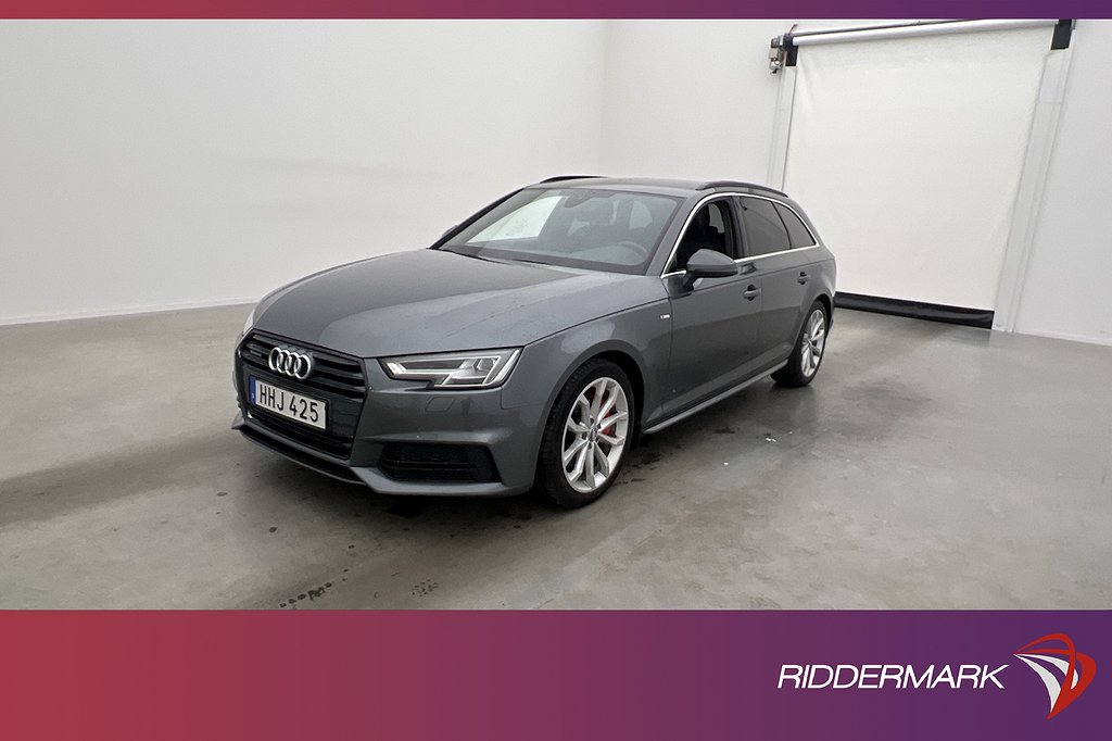 Audi A4 Avant 2.0 TDI Q 190hk S-Line Värmare Keyless Drag