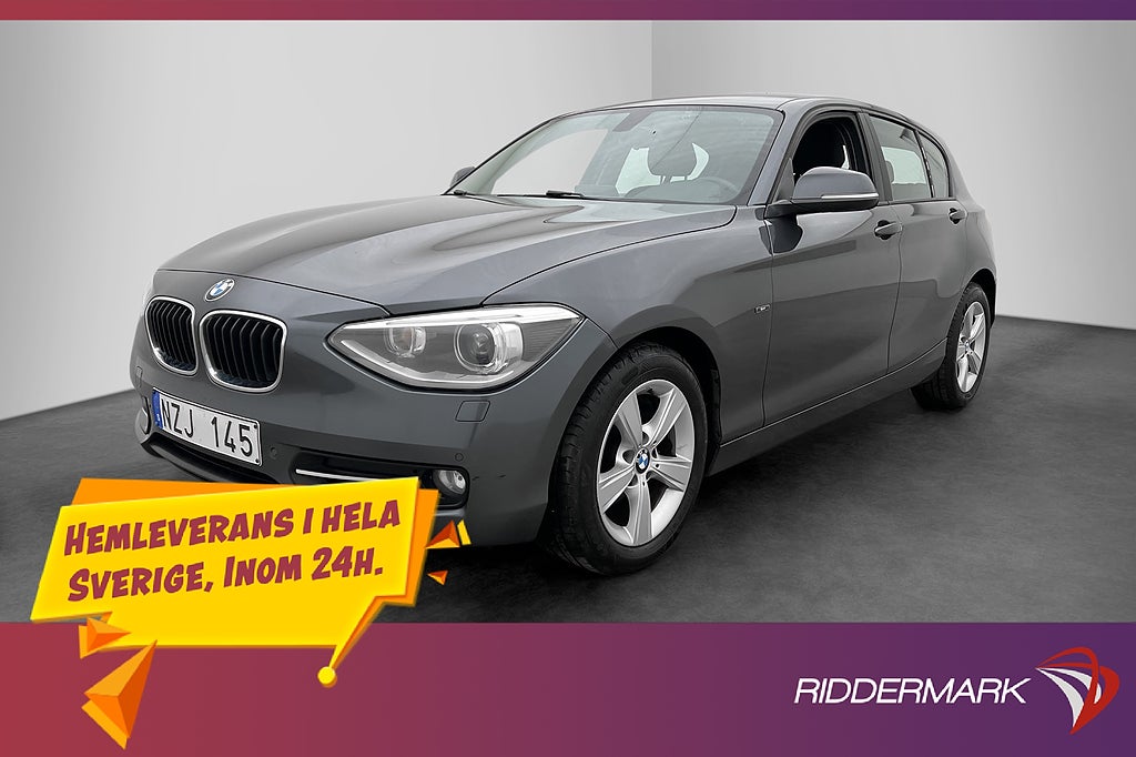 BMW 118 d Sportline Drag Xenon P-sensorer 143hk
