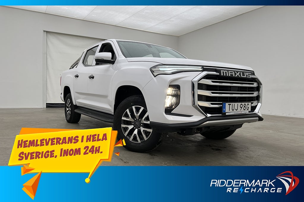 Maxus T90 EV 88.5 kWh 180hk B-Kamera Skinn CARPLAY Moms