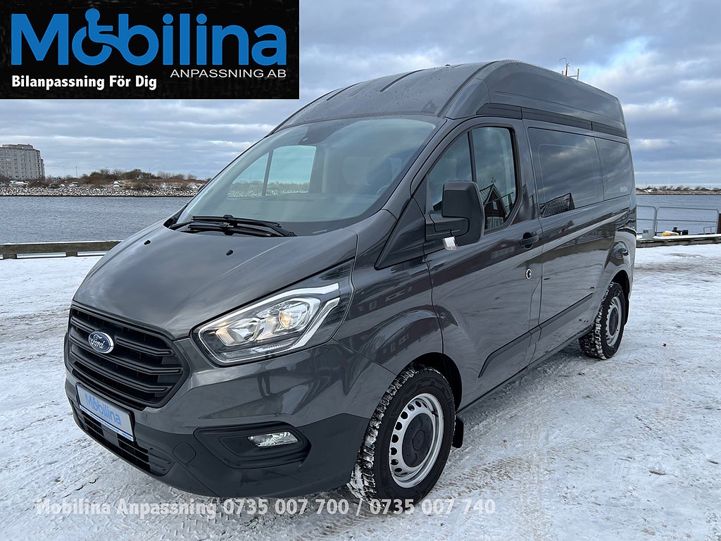 Ford Transit Custom Handikappanpassad Rullstolsbil 
