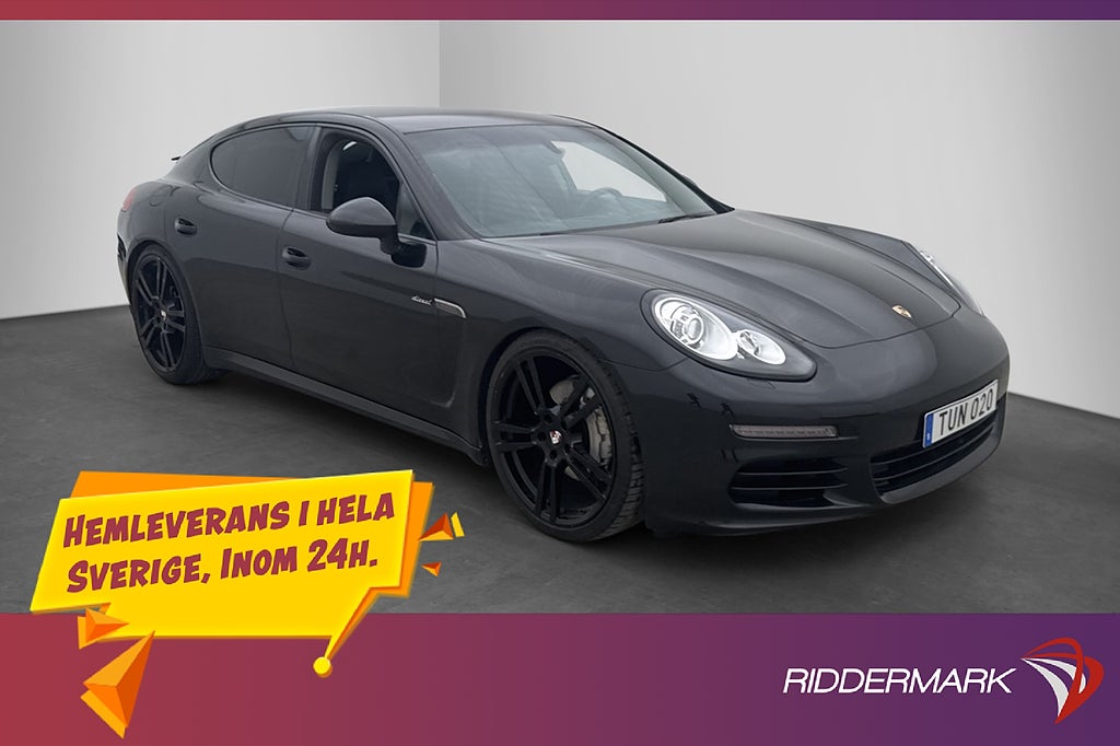 Porsche Panamera S Sport Chrono PASM Sensorer Elstol Skinn