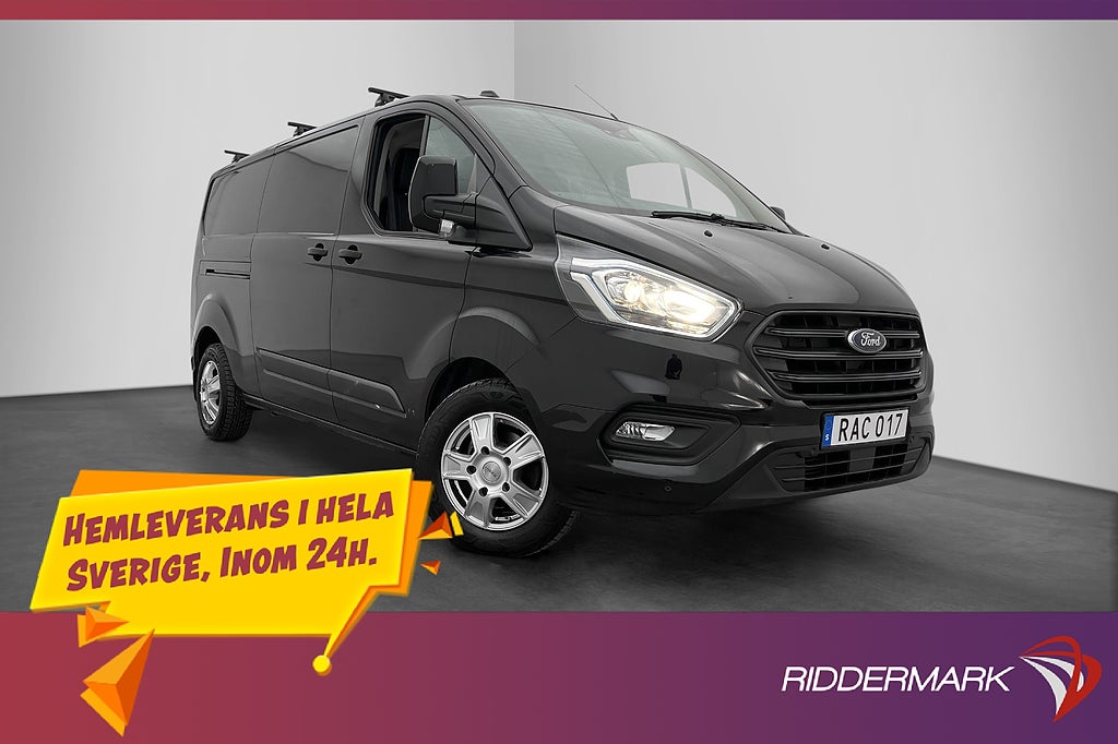 Ford transit-custom L2 Värm Drag V-inr B-Kamera CARPLAY Moms