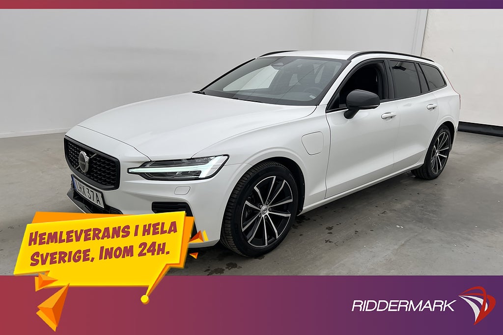 Volvo V60 Recharge T6 AWD 350hk Plus Dark Värmare H/K Drag