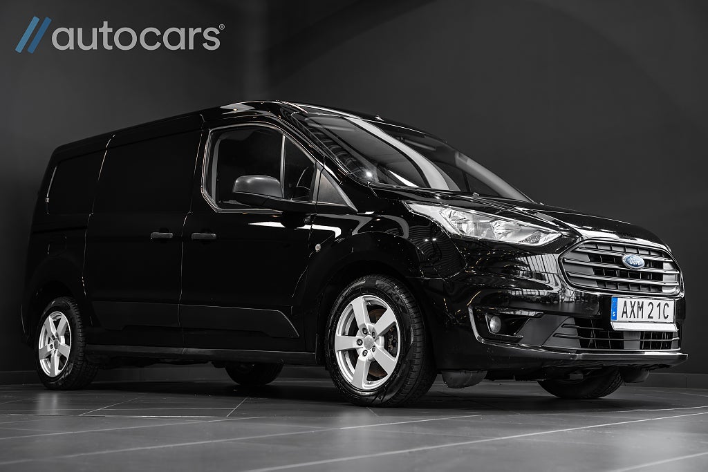 Ford transit Connect LWB 1.5 3-sits|Inredd|2x skjutdörr|Drag|Värmare