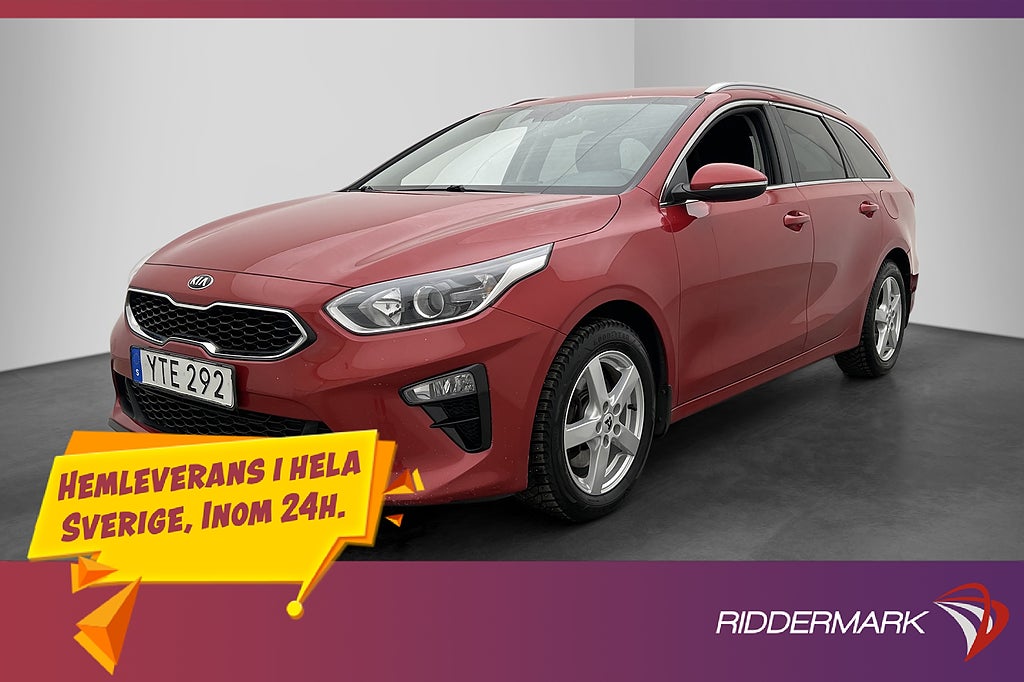 Kia Ceed SW 1.4 T-GDI 140hk Kamera Rattvärme CarPlay