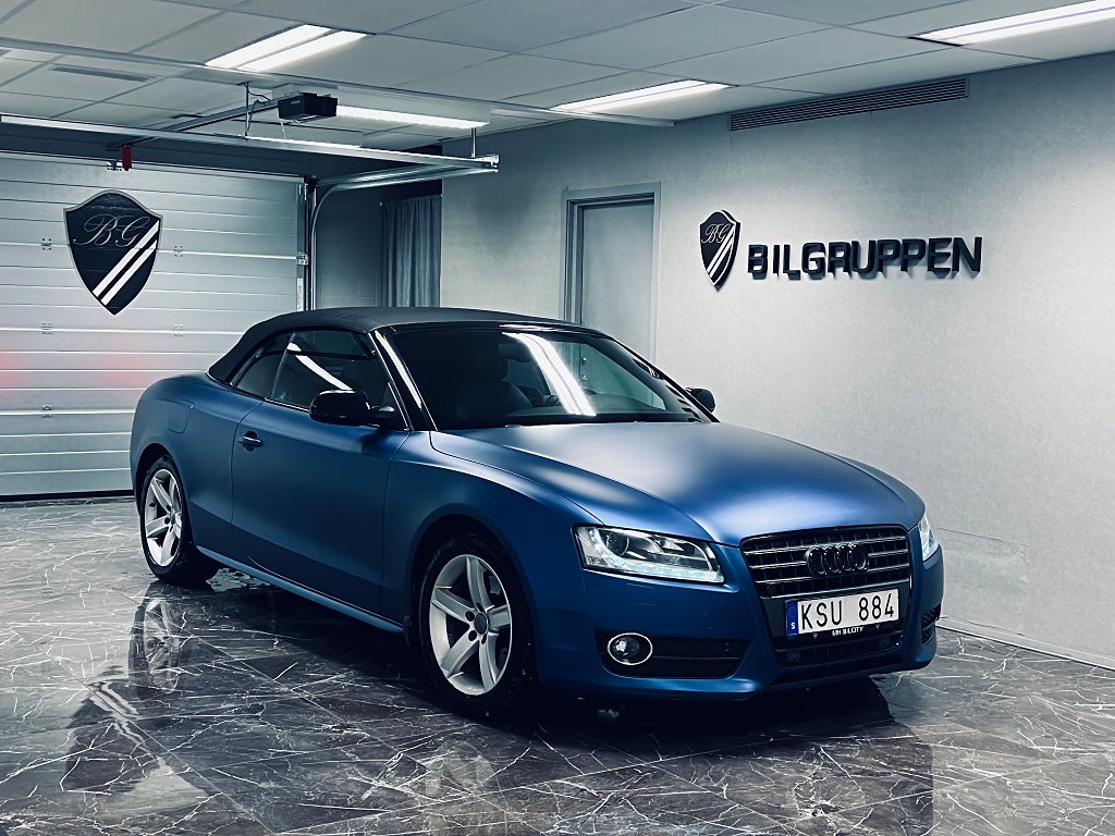 Audi A5 Cabriolet 2.0 TFSI|S-line|Värmare|Drag|Automat|