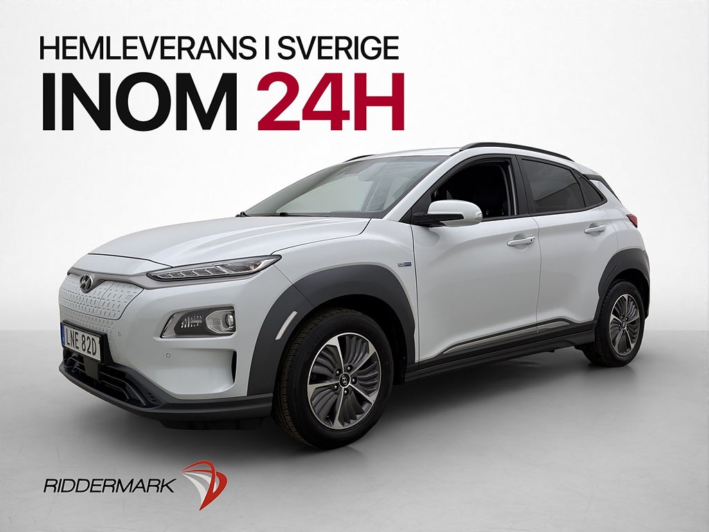 Hyundai Kona Electric 64 kWh Krell Kamera CarPlay Rattvärme
