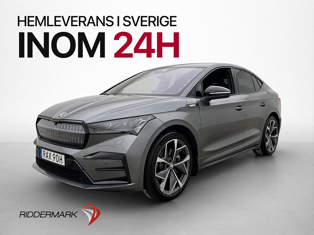 Skoda Enyaq Coupé RS 340hk Drag HeadUp Pano A-CarPlay Kamera