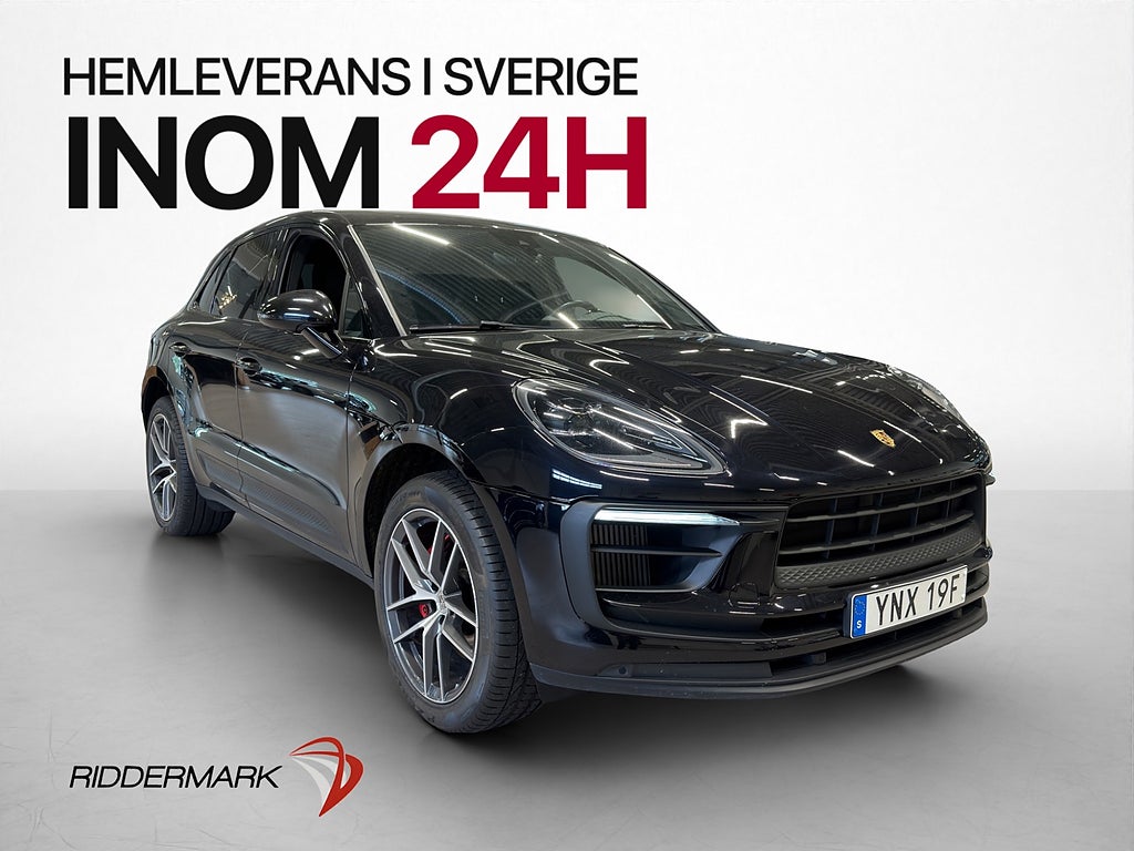 Porsche Macan S PDK 380hk Sport Chrono Pano Skinn 14-Vägs