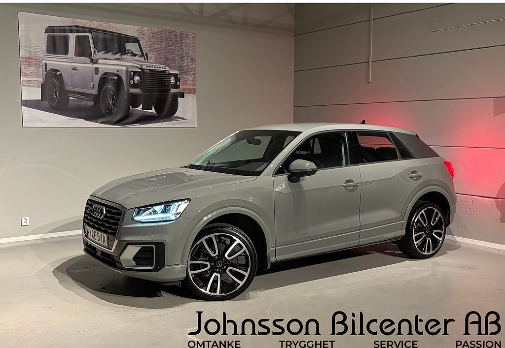 Audi Q2 40 TFSI Quattro Quantum Grey 1 ägare Borbet Carplay 