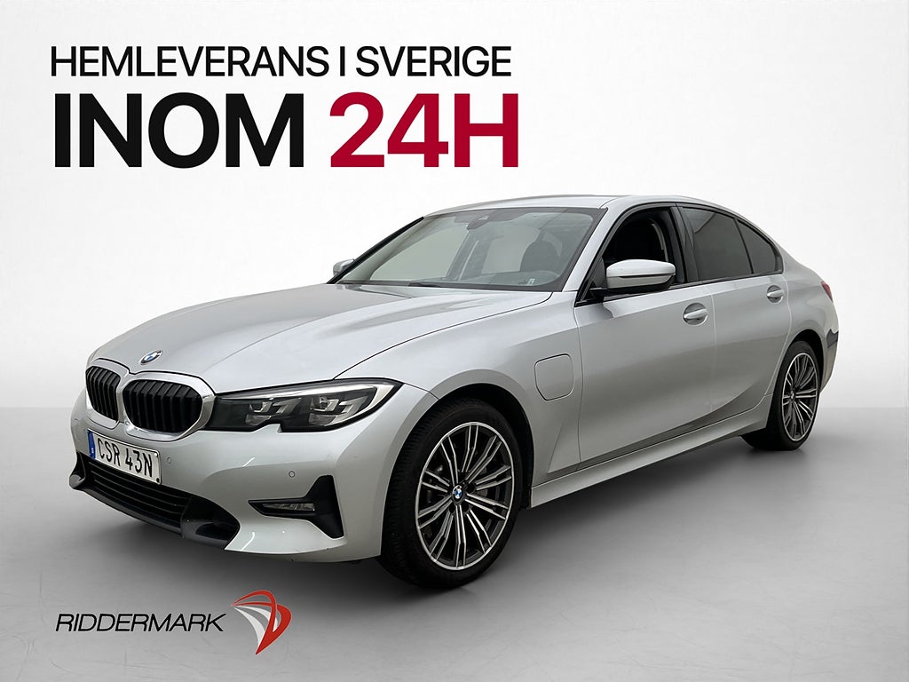 BMW 330e 292hk Sport-line Dragkrok Läder Navi Carplay