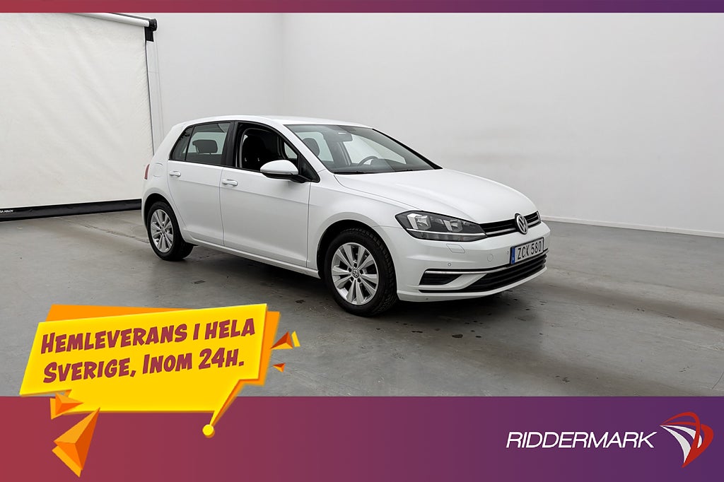 Volkswagen Golf Carplay PDC Adaptiv farth 0,48l/mil