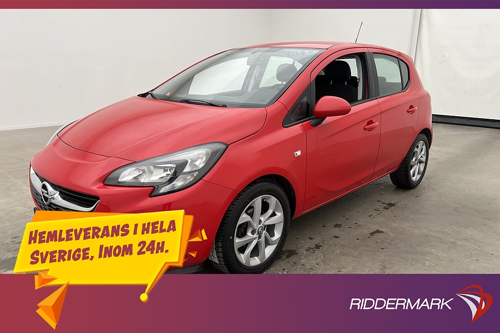 Opel Corsa 1.4 90hk Enjoy P-Sensorer Farthållare 0.44l/mil