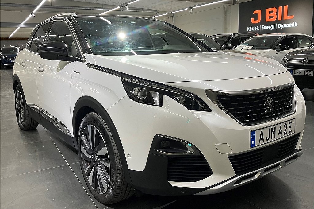 Peugeot 3008 GT HYBRID4 1.6 + 13,2 300hk Aut AWD - 360-KAMERA