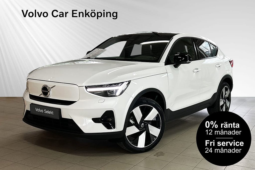 Volvo C40 Recharge Extended Range Plus (SELEKT) 0% RÄNTA