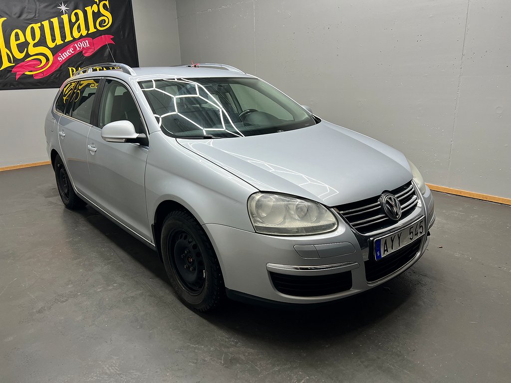 Volkswagen Golf Variant 1.6 Multifuel ,Nybesiktigad, dragkrok,16000mil