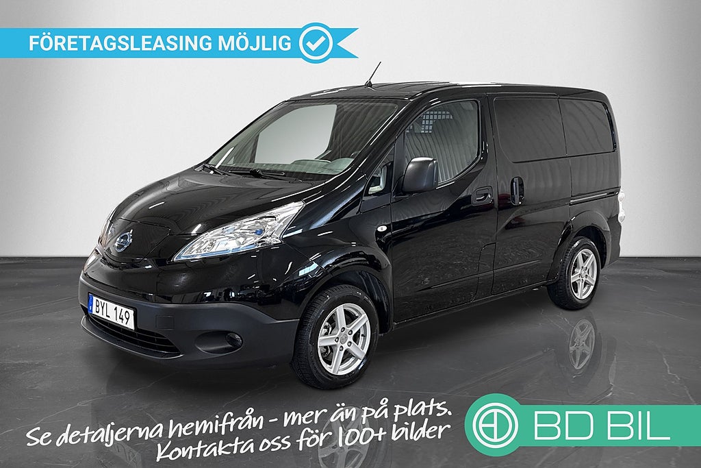Nissan e-NV200 Dubbla Skjutdörrar Backkamera 360:- Skatt Leasingkalkyl